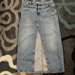 Women's Blue Denim Skirt